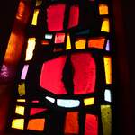 Un vitrail dans l’église de Cottens