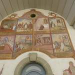 Tavel : fresque extérieure de la chapelle St-Jacques