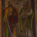 Chœur de l’église d’Orsonnens : saint Paul et saint Pierre