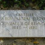 Stèle en l’honneur de Gonzague de Reynold (1880 – 1970)