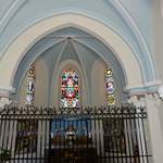 Le chœur de la chapelle du Chêne à Attalens