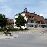 Le centre du village de Courgevaux