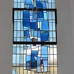 Un vitrail dans l’église de Bonnefontaine