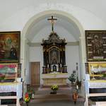 Intérieur de la chapelle de Bächlisbrunnen