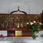 Chapelle de Franex : Jésus et les apôtres (statuettes)
