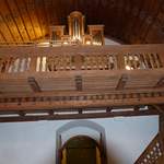 La tribune et le plafond de l’église de Lessoc